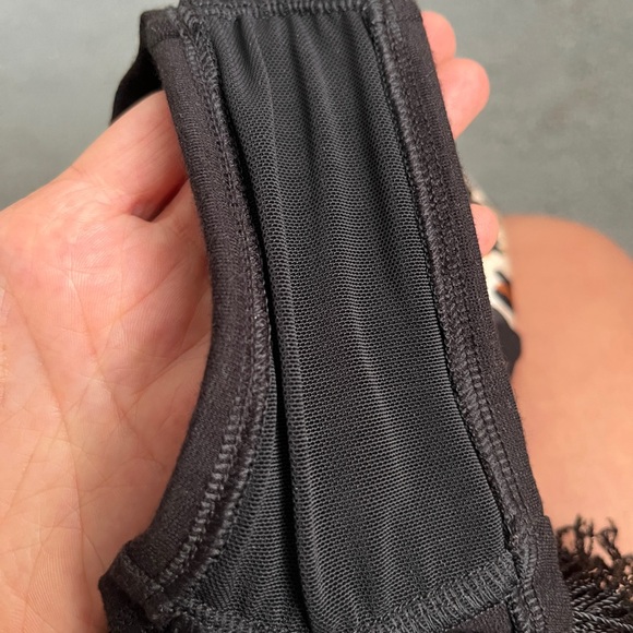 The Ooh La La! Fringed Knickers in Leopard Satin - Picture 9 of 11